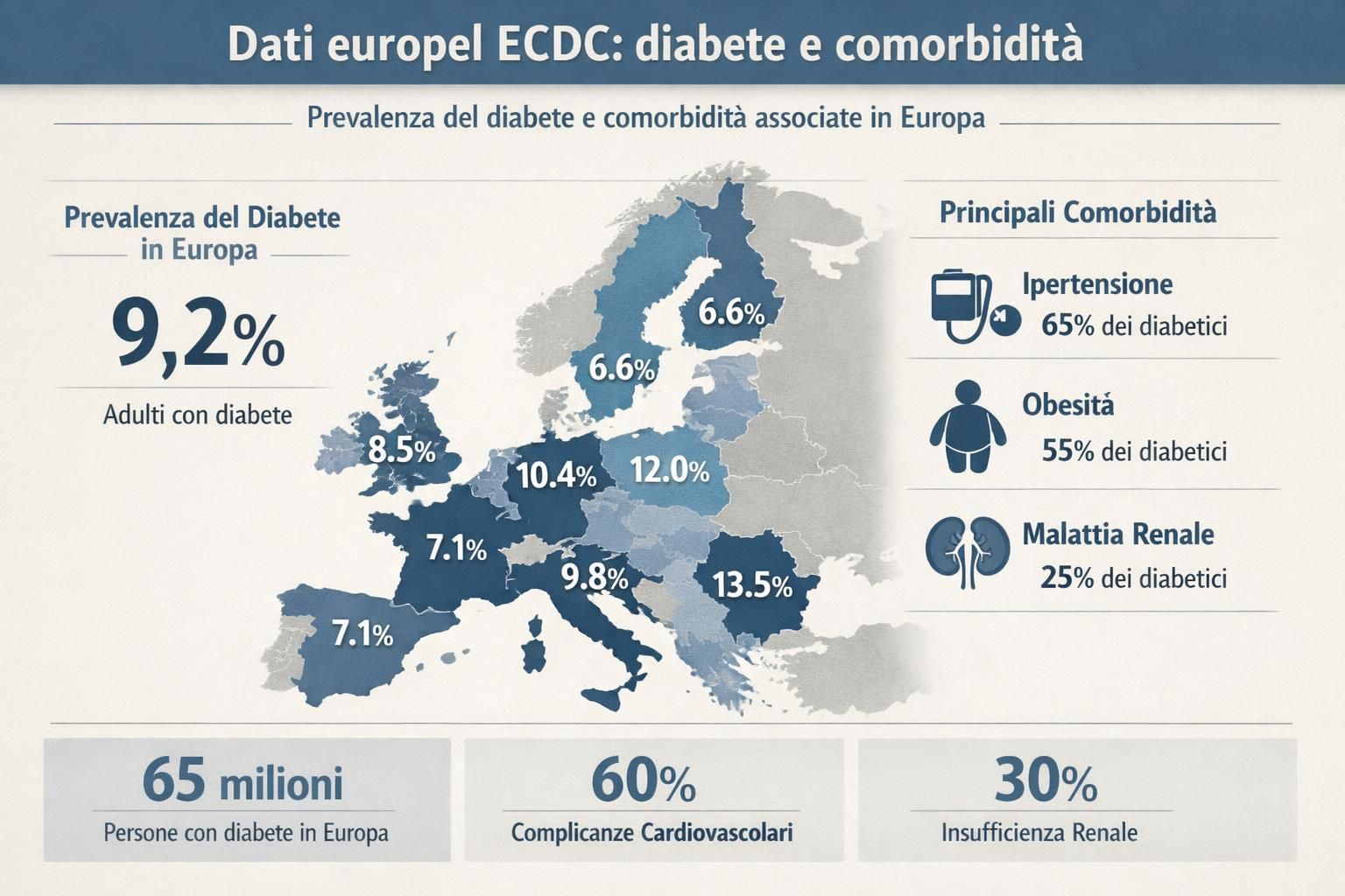 l'ecdc pubblica dati aggiornati sul diabete e le comorbidità in europa, offrendo importanti informazioni per migliorare la prevenzione e la gestione della malattia.