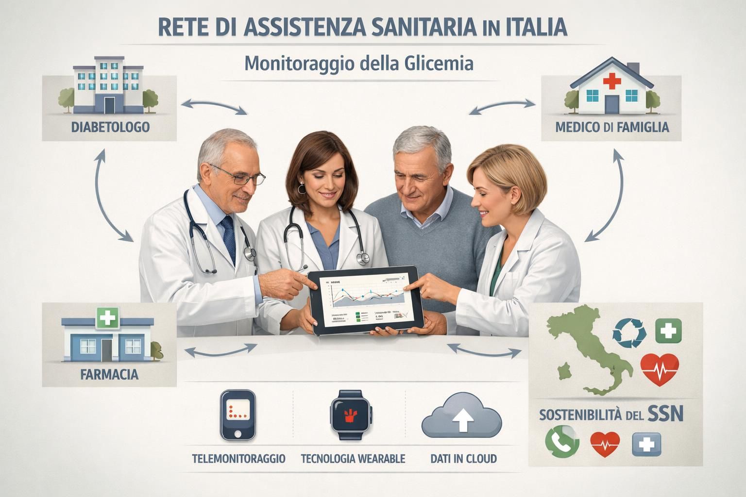 il servizio sanitario nazionale estende la copertura dei costi per i sensori glicemici, migliorando l'accesso alle tecnologie per il monitoraggio del glucosio.