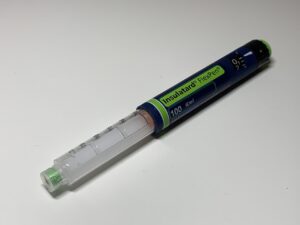 Penna per insulina verde per la gestione del diabete di tipo 2